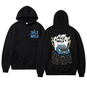 juice wrld goodbye and good riddance hoodie Black