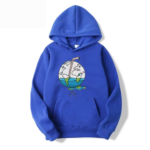 Juice Wrld Graffiti Print Blue Hoodie