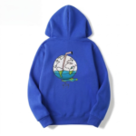 Juice Wrld Graffiti Print Blue Hoodie