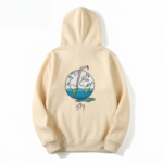 Juice Wrld Graffiti Print Khaki Hoodie