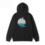 Juice Wrld Graffiti Print Black Hoodie
