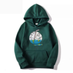 Juice Wrld Graffiti Print Mint Green Hoodie