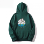 Juice Wrld Graffiti Print Mint Green Hoodie