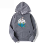 Juice Wrld Graffiti Print Dark Gray Hoodie