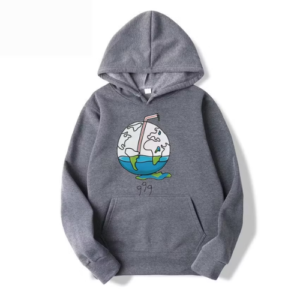 Juice Wrld Graffiti Print Dark Gray Hoodie