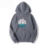 Juice Wrld Graffiti Print Dark Gray Hoodie