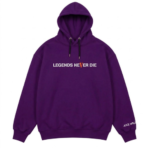 Juice Wrld x Vlone Legends Never Die Hoodie Purple