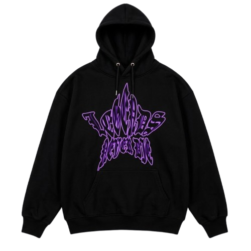 Juice Wrld x Vlone Legend Hoodie Black