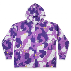 juice wrld purple camo hoodie