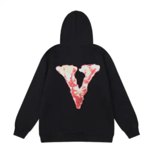 juice wrld vlone fighting demons hoodie black (b)