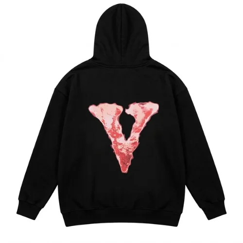 juice wrld vlone fighting demons hoodie black (b)